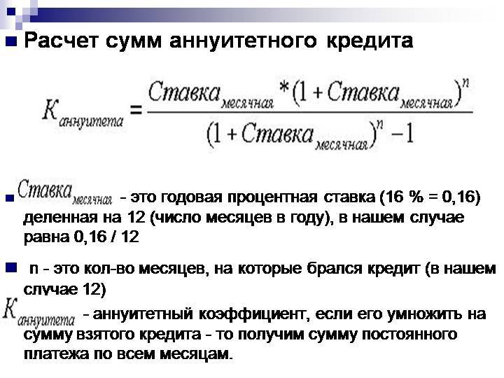 Как Рассчитать Проценты По Кредиту
